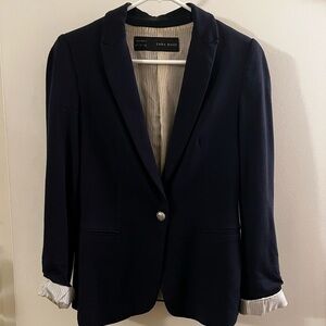 Navy Blue Zara Basic blazer !!